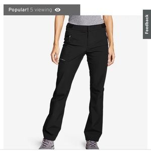 Eddie Bauer Cloud Cap Stretch Rain Pant - Black XL NWT